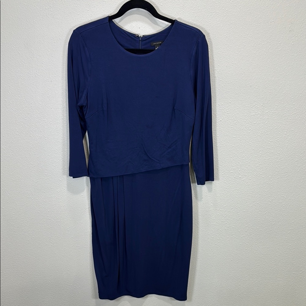 Ann Taylor Blue Sheath Dress